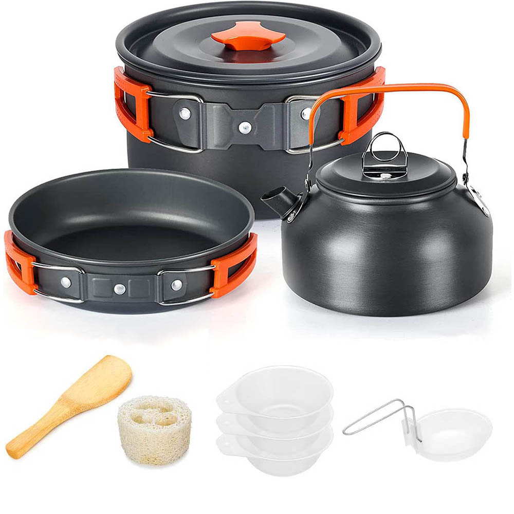 Camping Cooking Equipment Bag - طقم أواني طهي للتخييم في الهواء