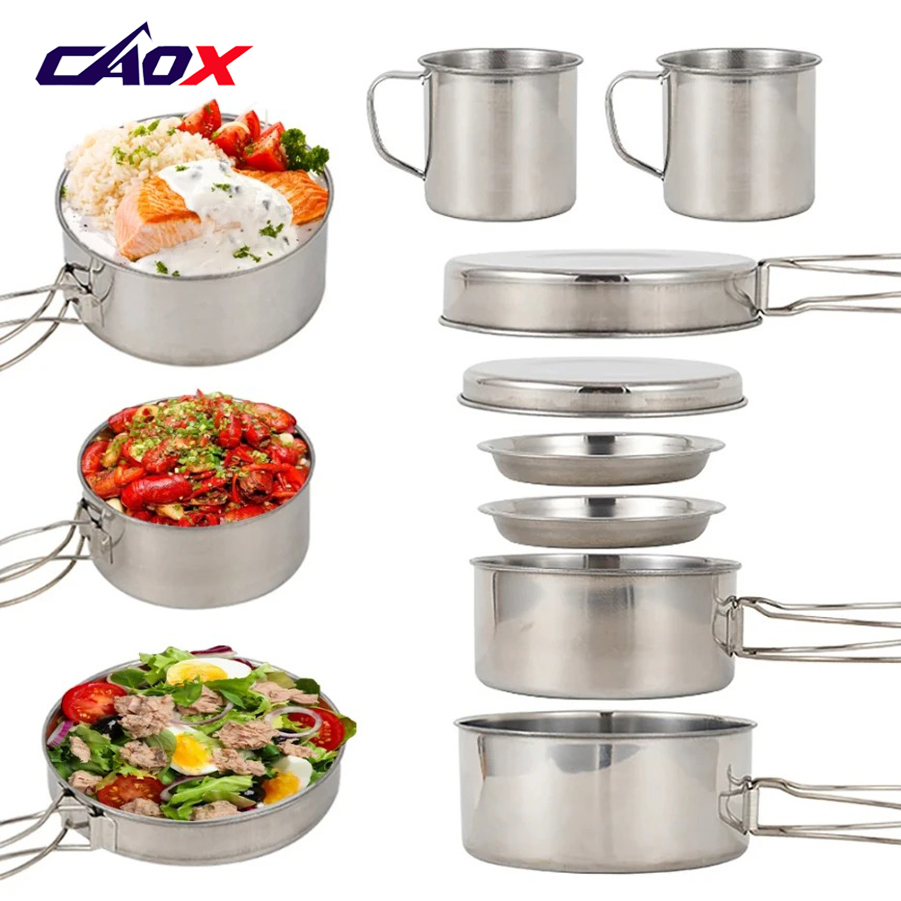 Camping Cooking Hot Plate - طقم أواني طهي للتخييم من CAOX