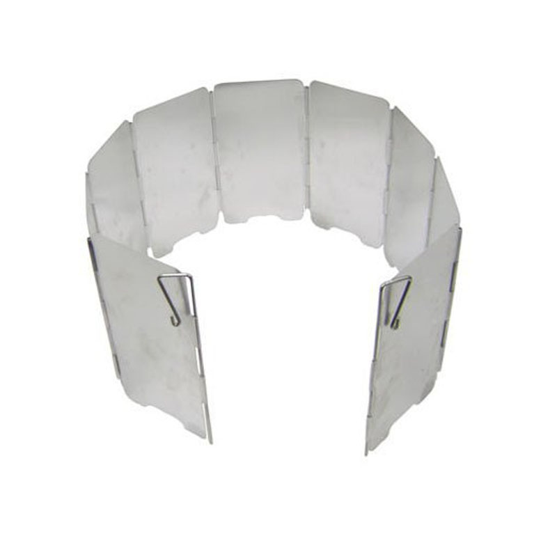 Camping Cooking Windscreen - 9 لوحات موقد غاز حاجز الرياح