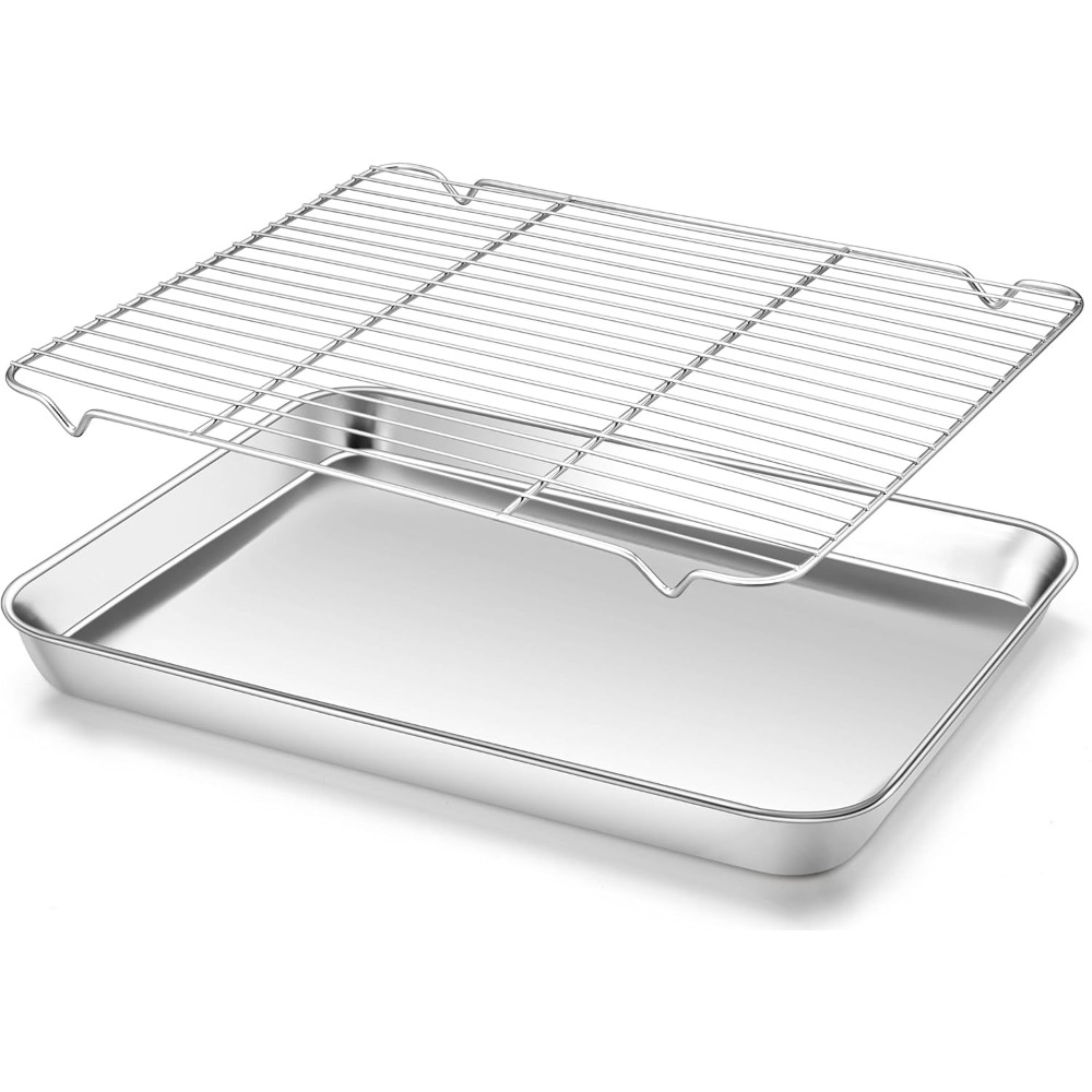 Camping Cooking Tray - مقلاة خبز متعددة الوظائف مع رف