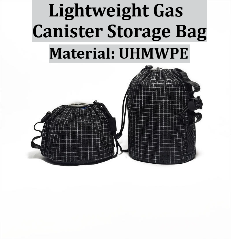 Camping Cooking Bag - غطاء واقي لعلب الغاز من UHMWPE،