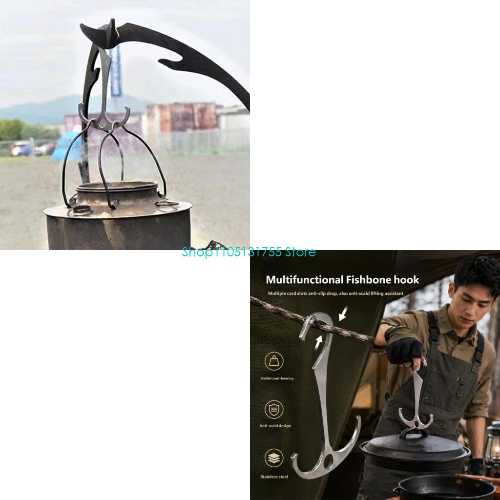 Camping Cooking Bag - خطاف تخزين منطقة الطبخ K0EF، جزء