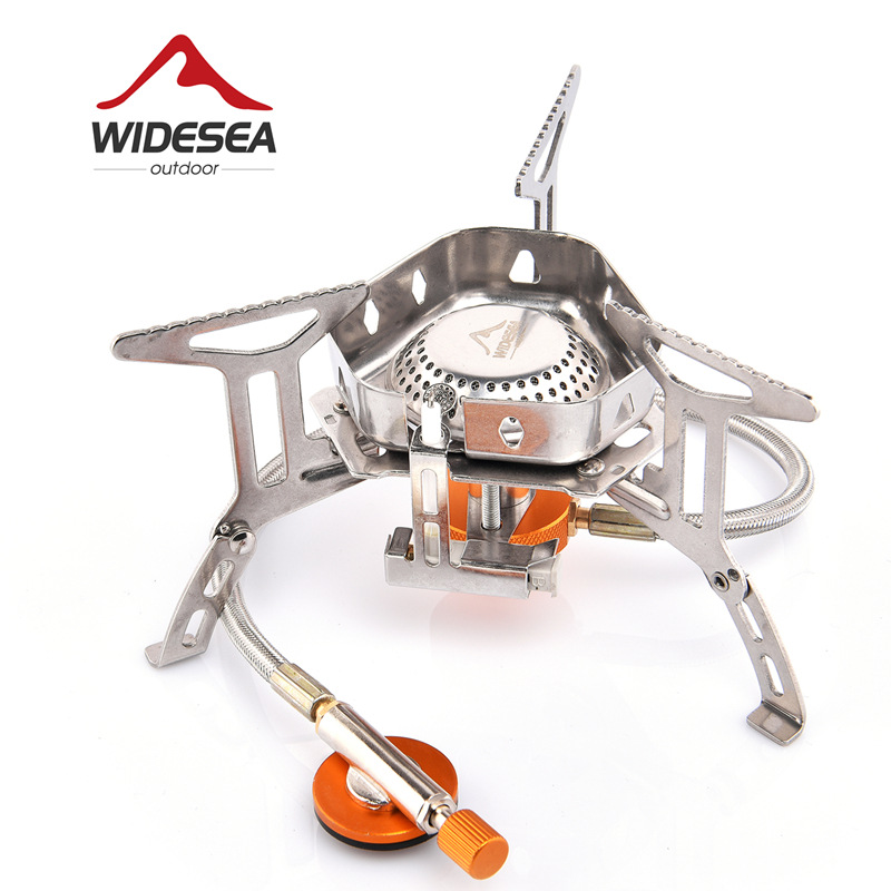 Camping Cooking Gas Canister - موقد غاز محمول مقاوم للرياح، قابل