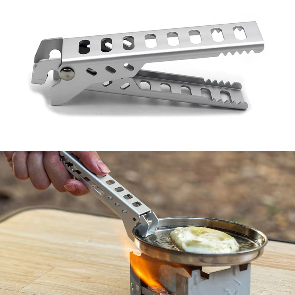 Camping Cooking Tray - في الهواء الطلق الألومنيوم مكافحة الساخن