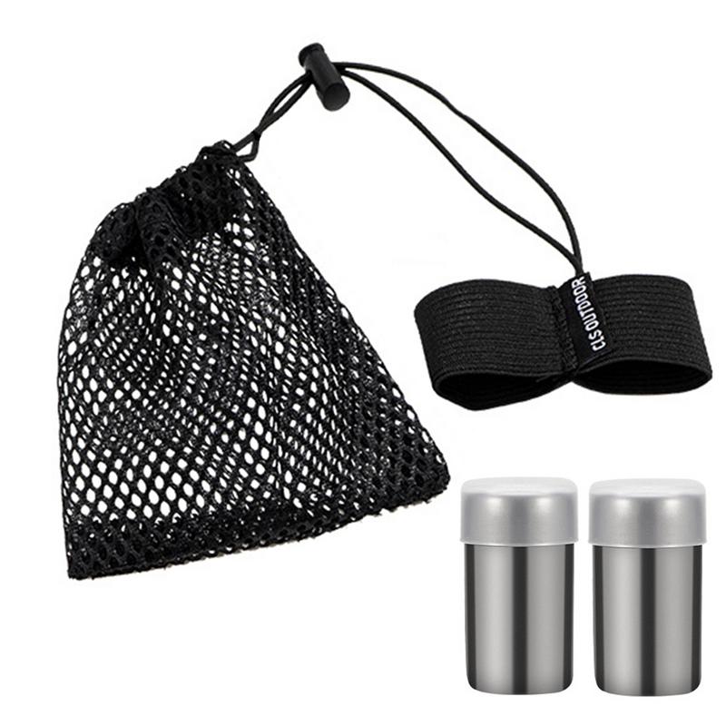 Camping Cooking Equipment Bag - زجاجة توابل للتخييم 2X شاكر فلفل
