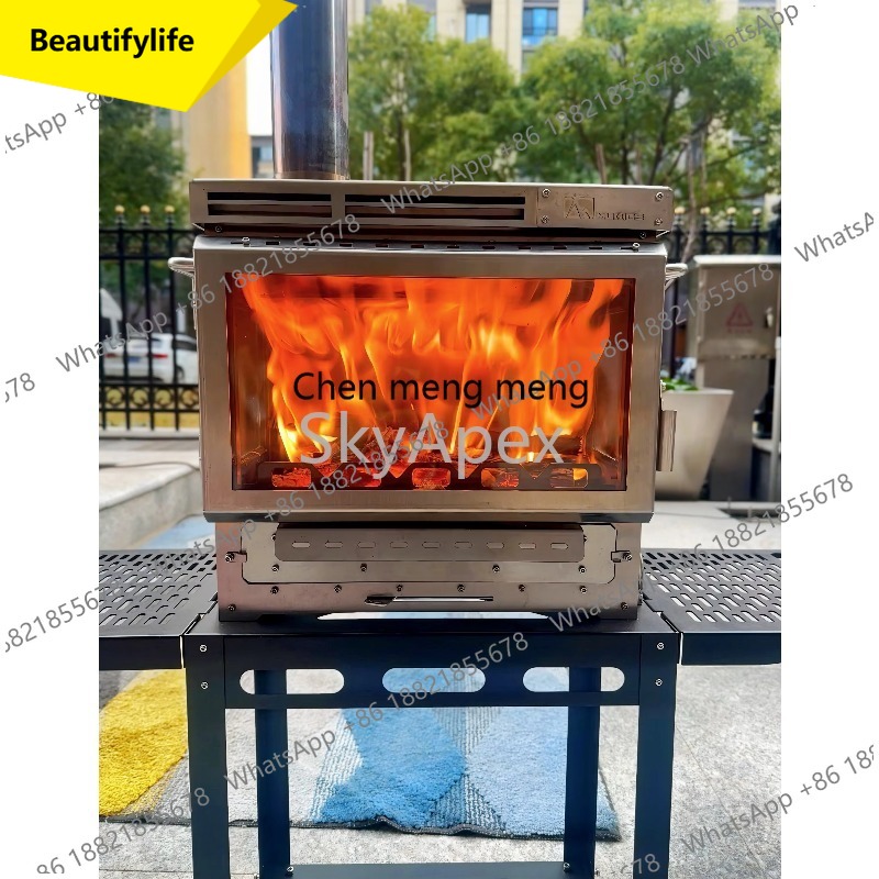 Camping Cooking Materials - موقد خشب محمول A55 من الفولاذ