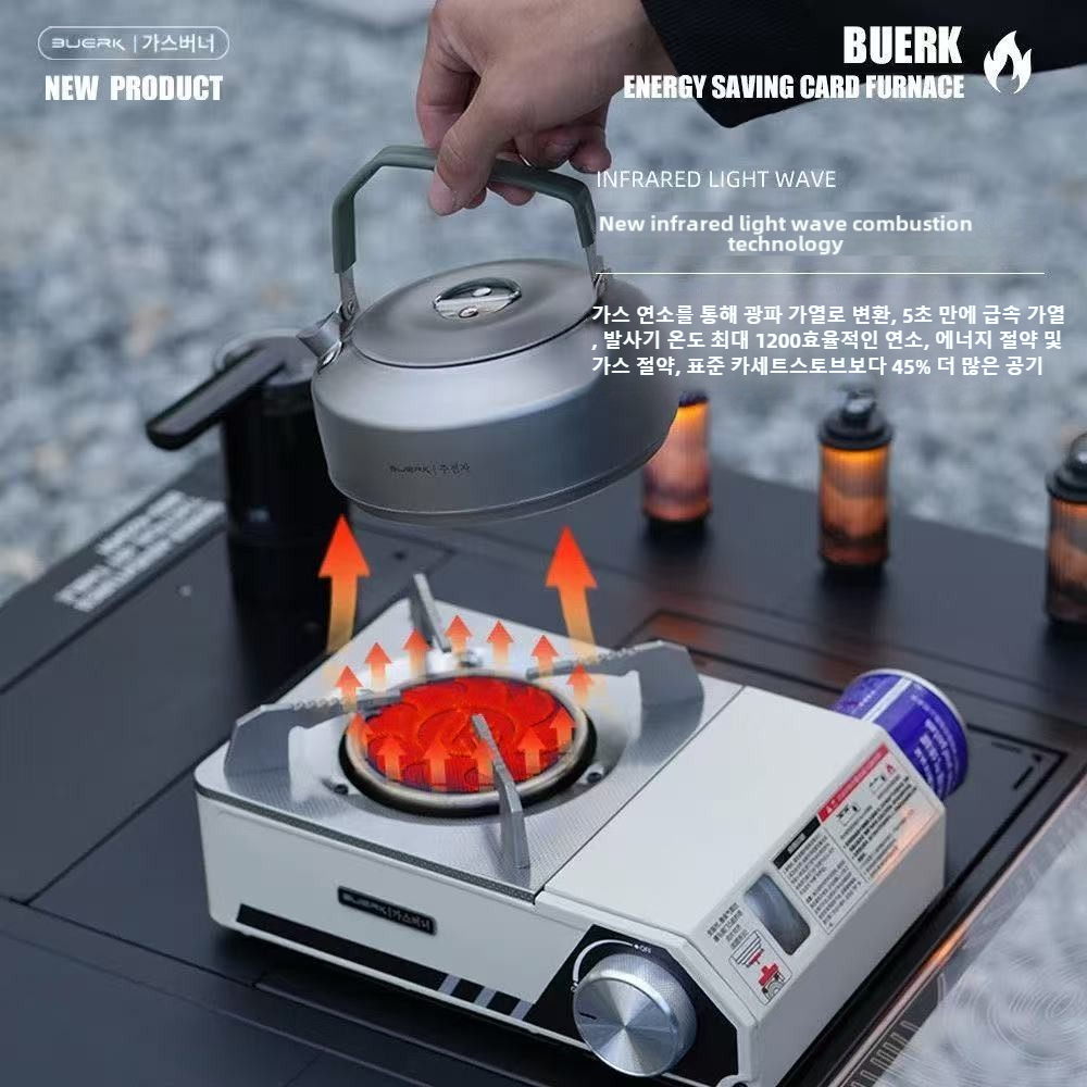 Camping Cooking Windshield - موقد بويرك 4000 واط بالأشعة تحت