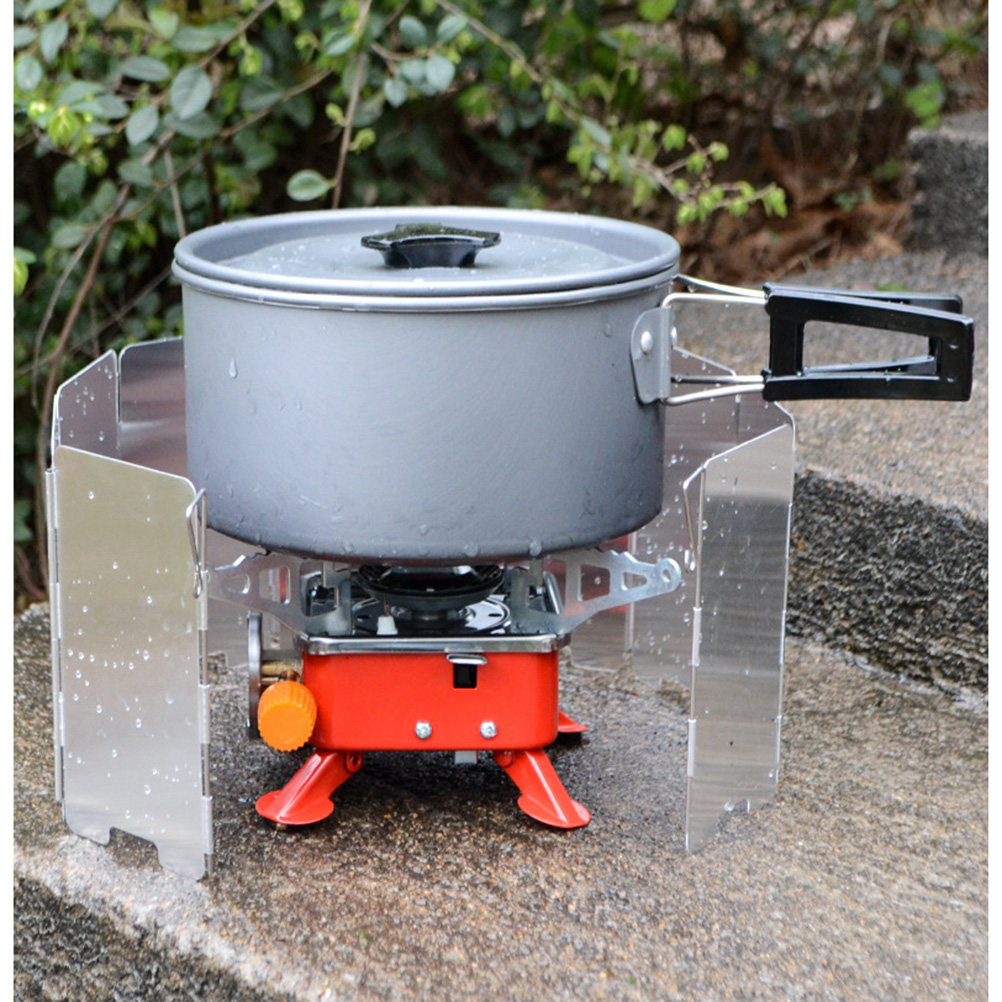 Camping Cooking Windscreen - موقد تخييم بـ 9 ألواح واقية