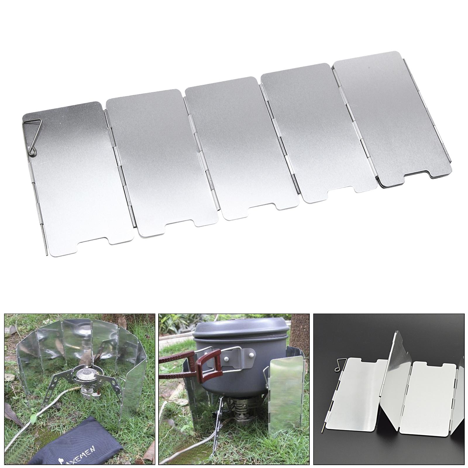 Camping Cooking Windscreen - واقي رياح خفيف الوزن للتخييم، ملحق