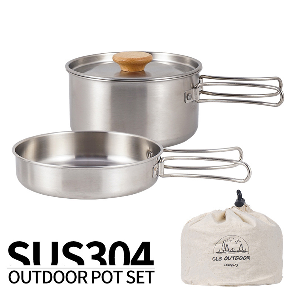 Camping Cooking Equipment Bag - مجموعة أواني طهي محمولة للتخييم من