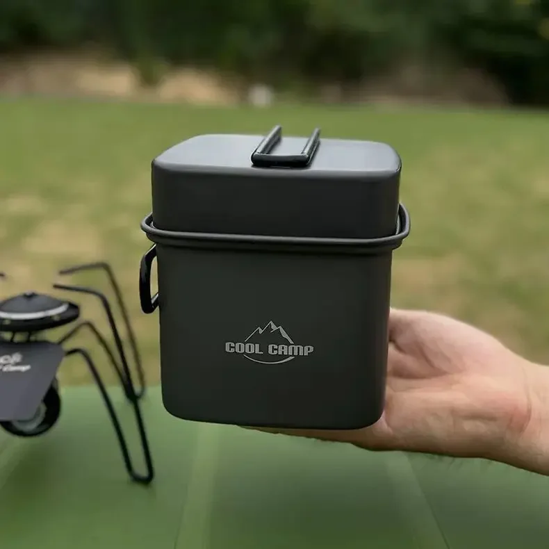 التخييم في الهواء الطلق وعاء م - مراجعة Camping Cooking Box Set وسعره