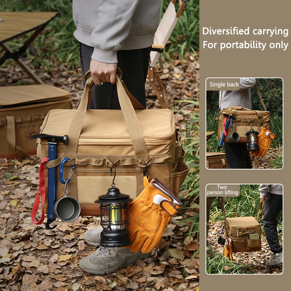 حقيبة تخزين للتخييم بسعة كبيرة - مراجعة Camping Cooking Equipment Bag وسعره