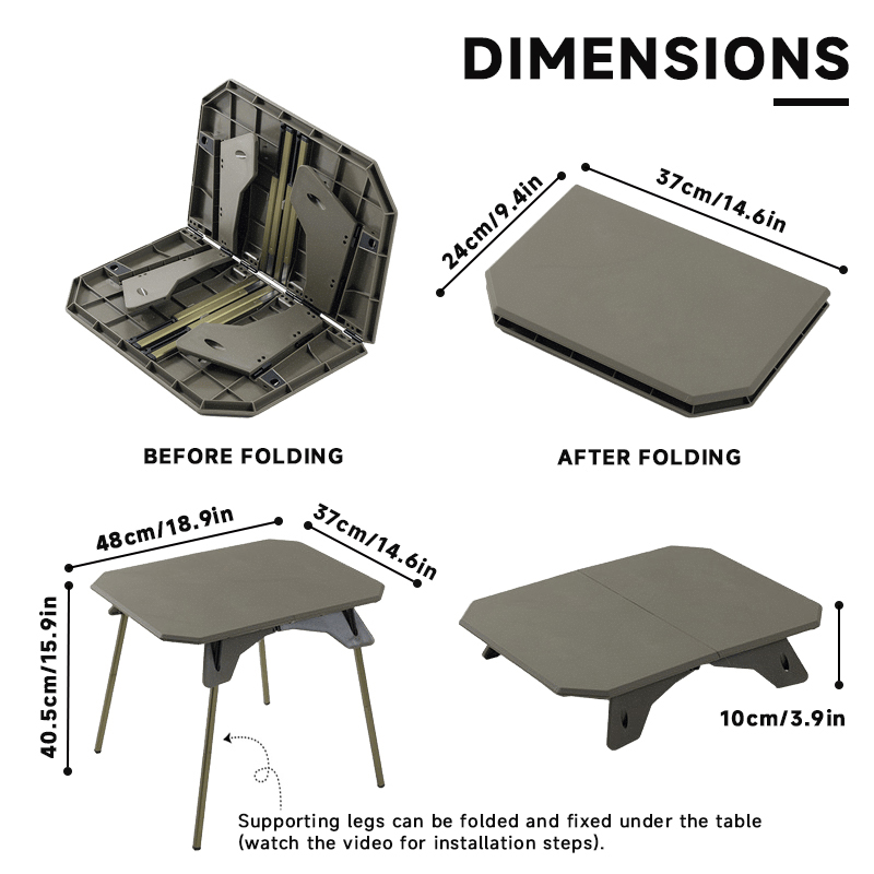 طاولة تخييم خارجية من WESTTUNE - مراجعة Camping Cooking Table وسعره