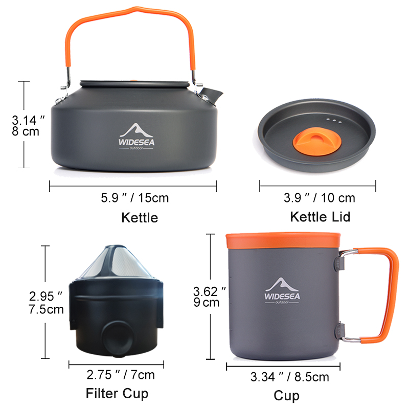 عريضة التخييم القهوة طقم حلل ا - مراجعة Camping Cooking Box Set وسعره