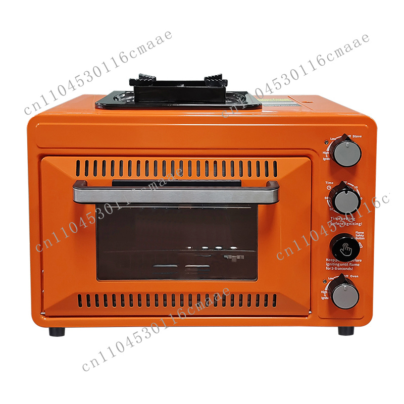 فرن غاز احترافي للشواء في الهو - مراجعة Camping Double Cooking Stove وسعره