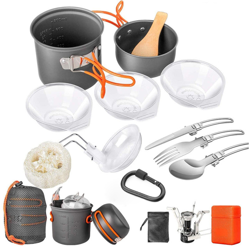 طقم أدوات طهي للتخييم، مجموعة  - مراجعة Camping Cooking Multi Tool وسعره