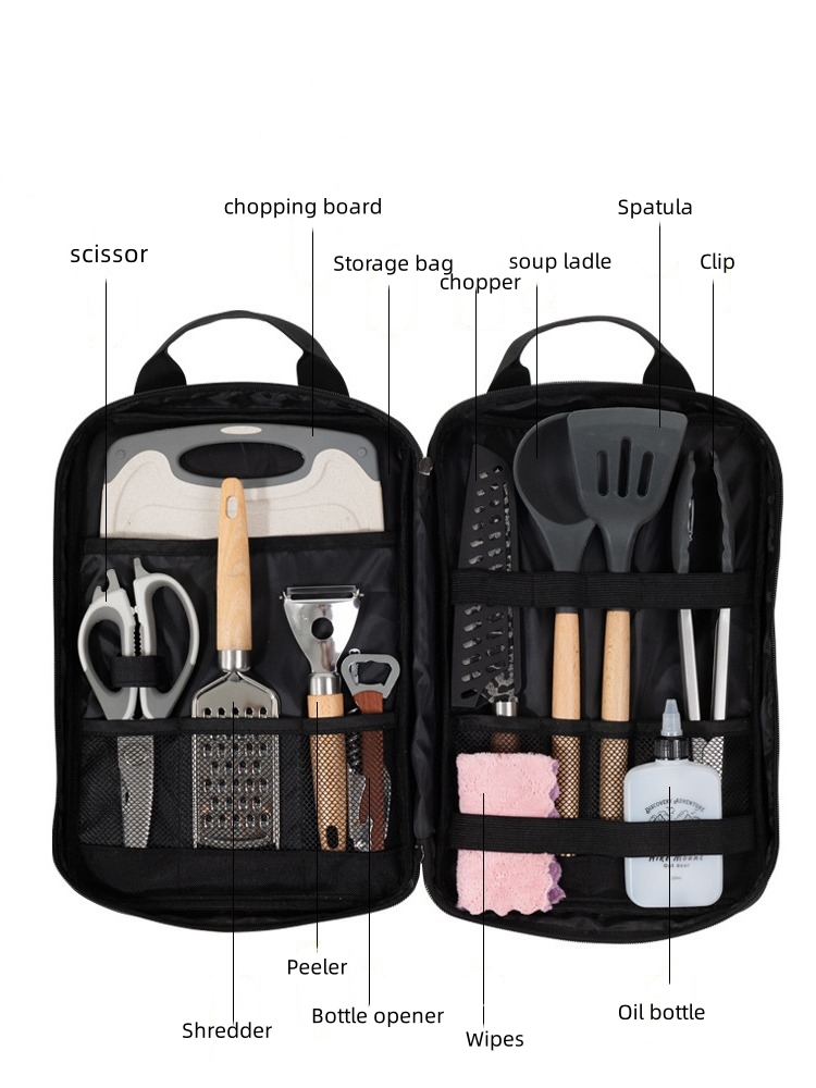مجموعة أدوات الطهي للتخييم، 12 - مراجعة Camping Cooking Multi Tool وسعره