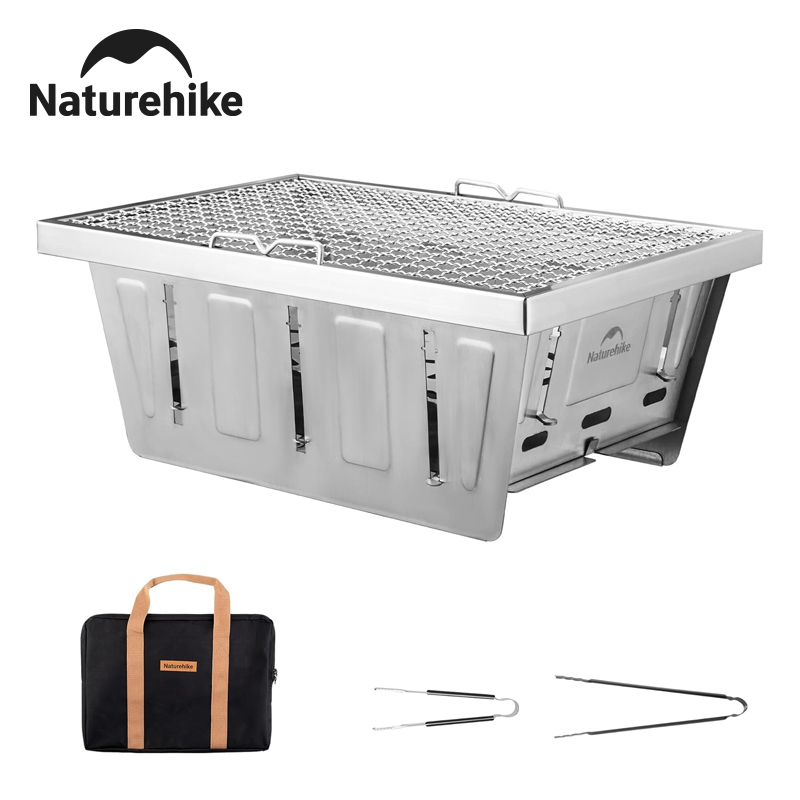 Naturehike التخييم شواية الفحم - مراجعة Camping Cooking Table وسعره