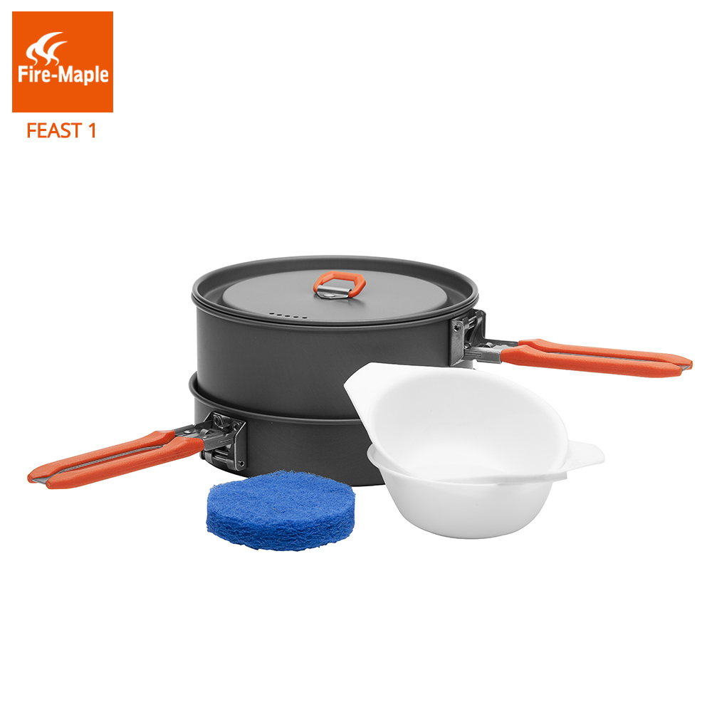النار القيقب عيد 1 في الهواء ا - مراجعة Camping Cooking Box Set وسعره