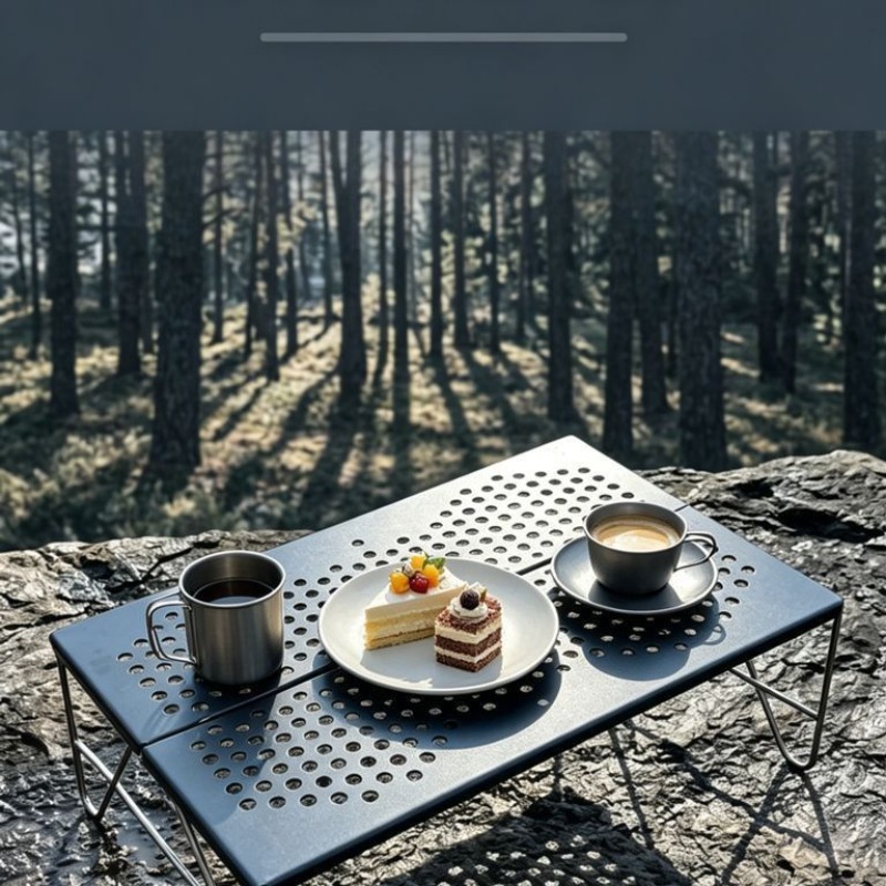 طاولة تخييم قابلة للطي من الفو - مراجعة Camping Cooking Table وسعره