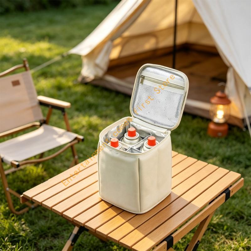 علبة تخزين علبة غاز مع مقبض حم - مراجعة Camping Cooking Gas Canister وسعره