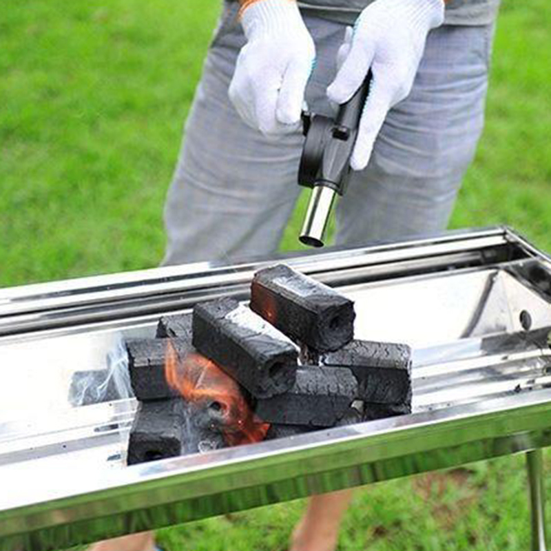 شواء مروحة منفاخ الهواء سريع م - مراجعة Charcoal Chimney Starter وسعره