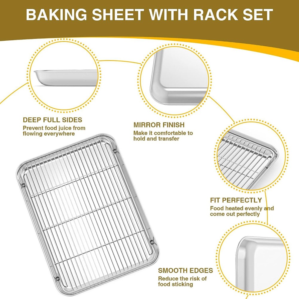مقلاة خبز متعددة الوظائف مع رف - مراجعة Camping Cooking Tray وسعره