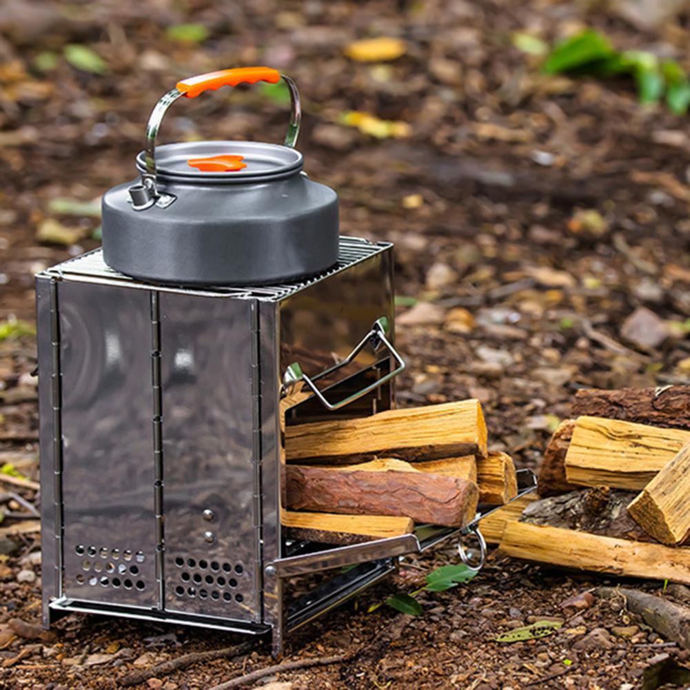 الفولاذ المقاوم للصدأ موقد حرق - مراجعة Camping Cooking Tray وسعره