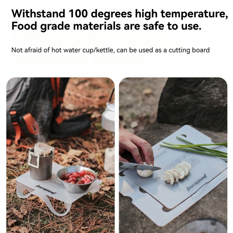 في الهواء الطلق لوحة PP طاولة  - مراجعة Camping Cooking Materials وسعره