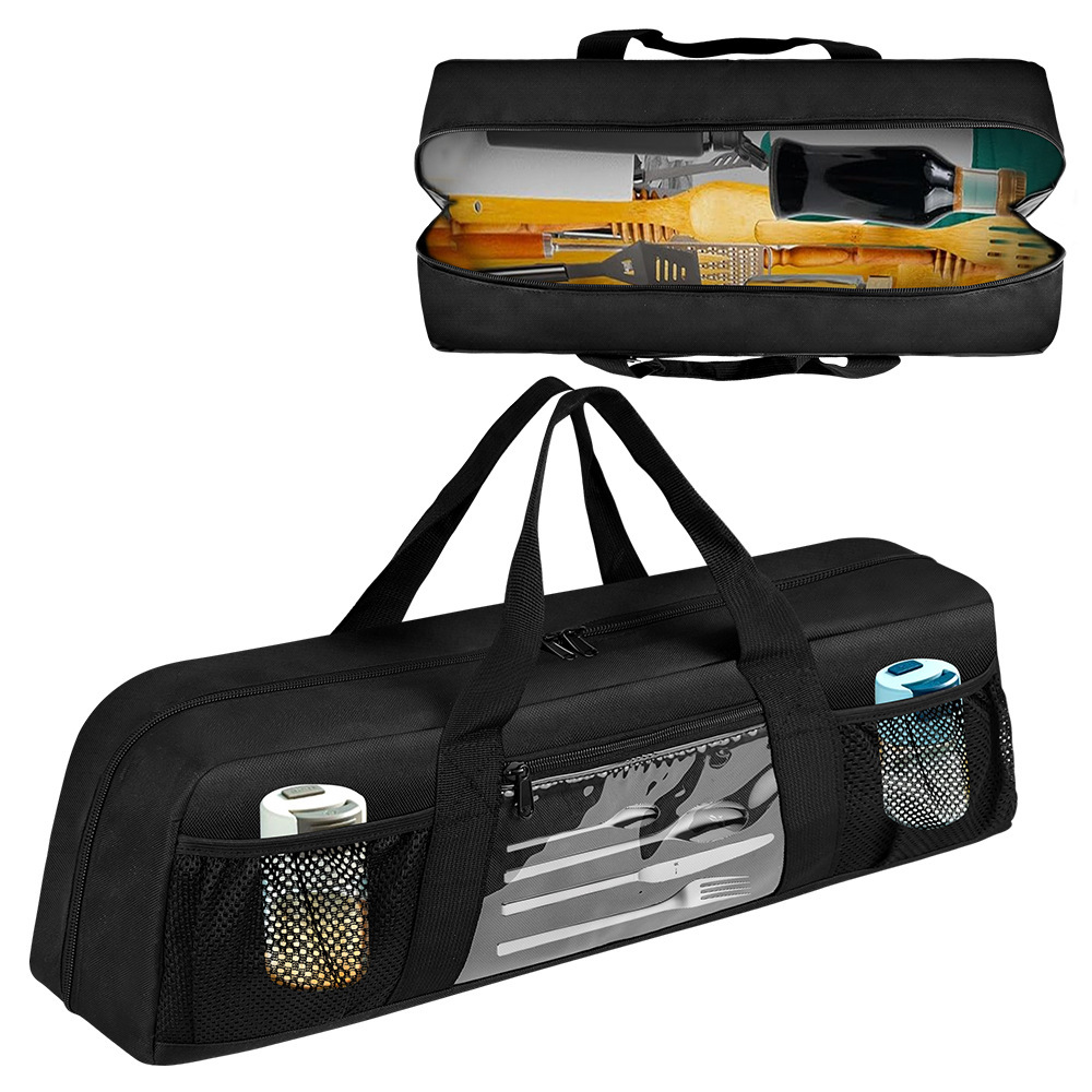 حقيبة تخزين أدوات الشواء المتي - مراجعة Camping Cooking Equipment Bag وسعره