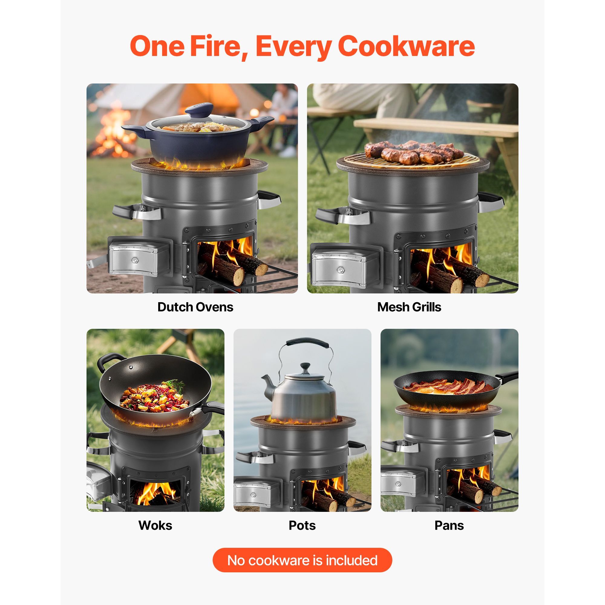 موقد صاروخي للتخييم، موقد صارو - مراجعة Camping Double Cooking Stove وسعره