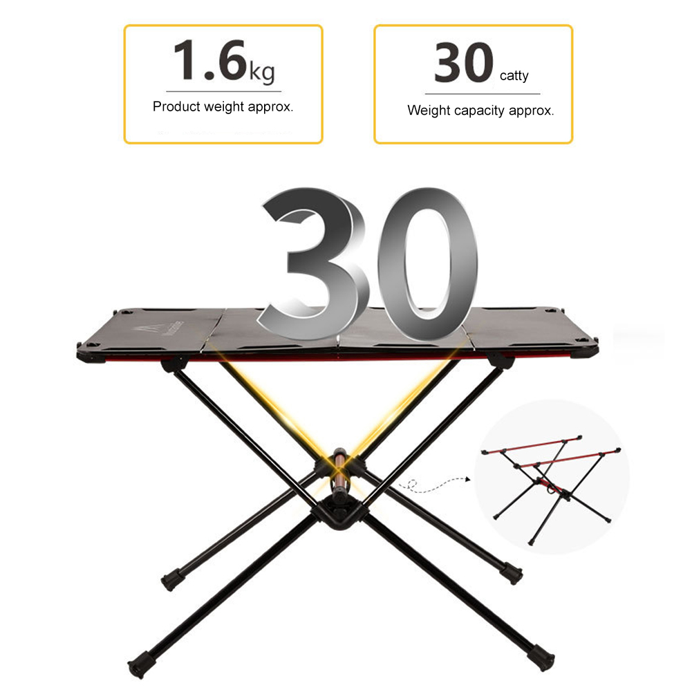 طاولة تخييم قابلة للطي خفيفة ا - مراجعة Camping Cooking Table وسعره