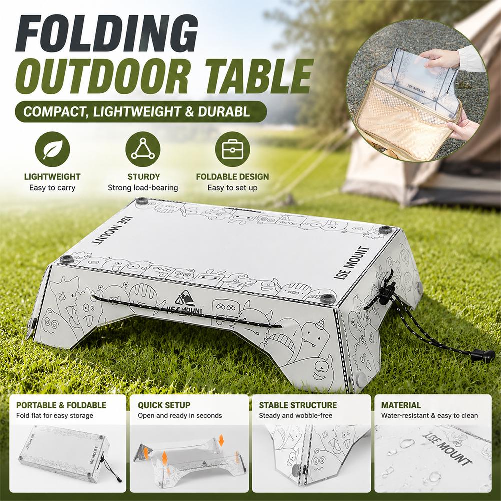 طاولة تخييم محمولة متعددة الطي - مراجعة Camping Cooking Table وسعره