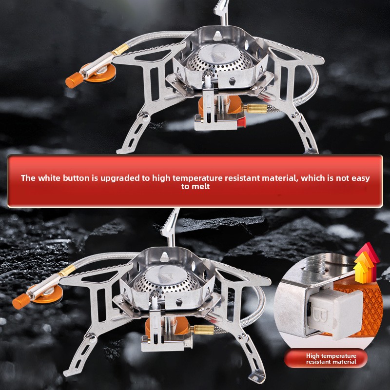 موقد غاز محمول مقاوم للرياح، ق - مراجعة Camping Cooking Gas Canister وسعره