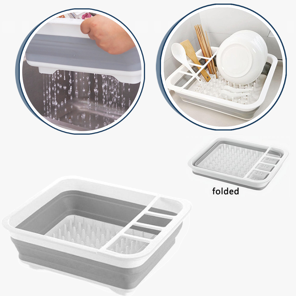 رف تجفيف أطباق قابل للطي، منظم - مراجعة Camping Cooking Tray وسعره