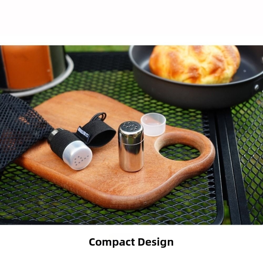 زجاجتان صغيرتان من الفولاذ الم - مراجعة Camping Cooking Multi Tool وسعره