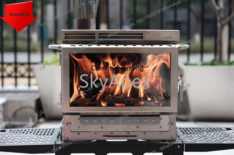 موقد حطب خارجي متين من الفولاذ - مراجعة Camping Cooking Materials وسعره