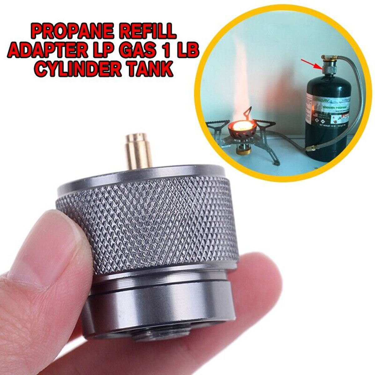 محول إعادة تعبئة موقد الغاز 1/ - مراجعة Camping Cooking Gas Canister وسعره