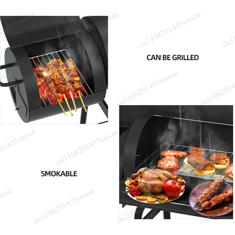 شواية فحم كبيرة ذات وجهين، سمي - مراجعة Camping Double Cooking Stove وسعره