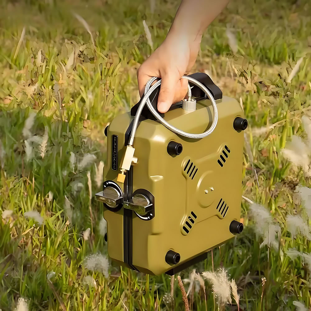 موقد للتخييم موقد مزدوج محمول  - مراجعة Camping Double Cooking Stove وسعره