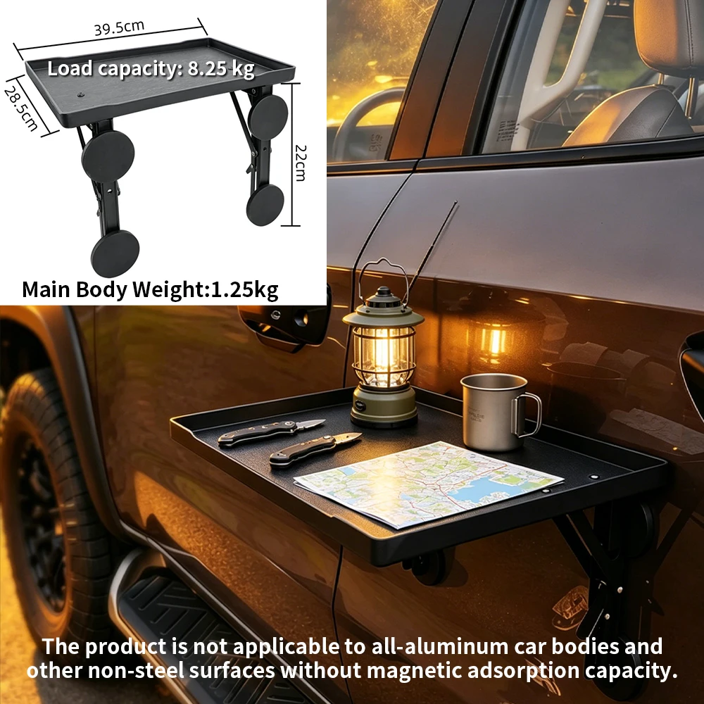طاولة جانبية محمولة قابلة للطي - مراجعة Camping Cooking Table وسعره