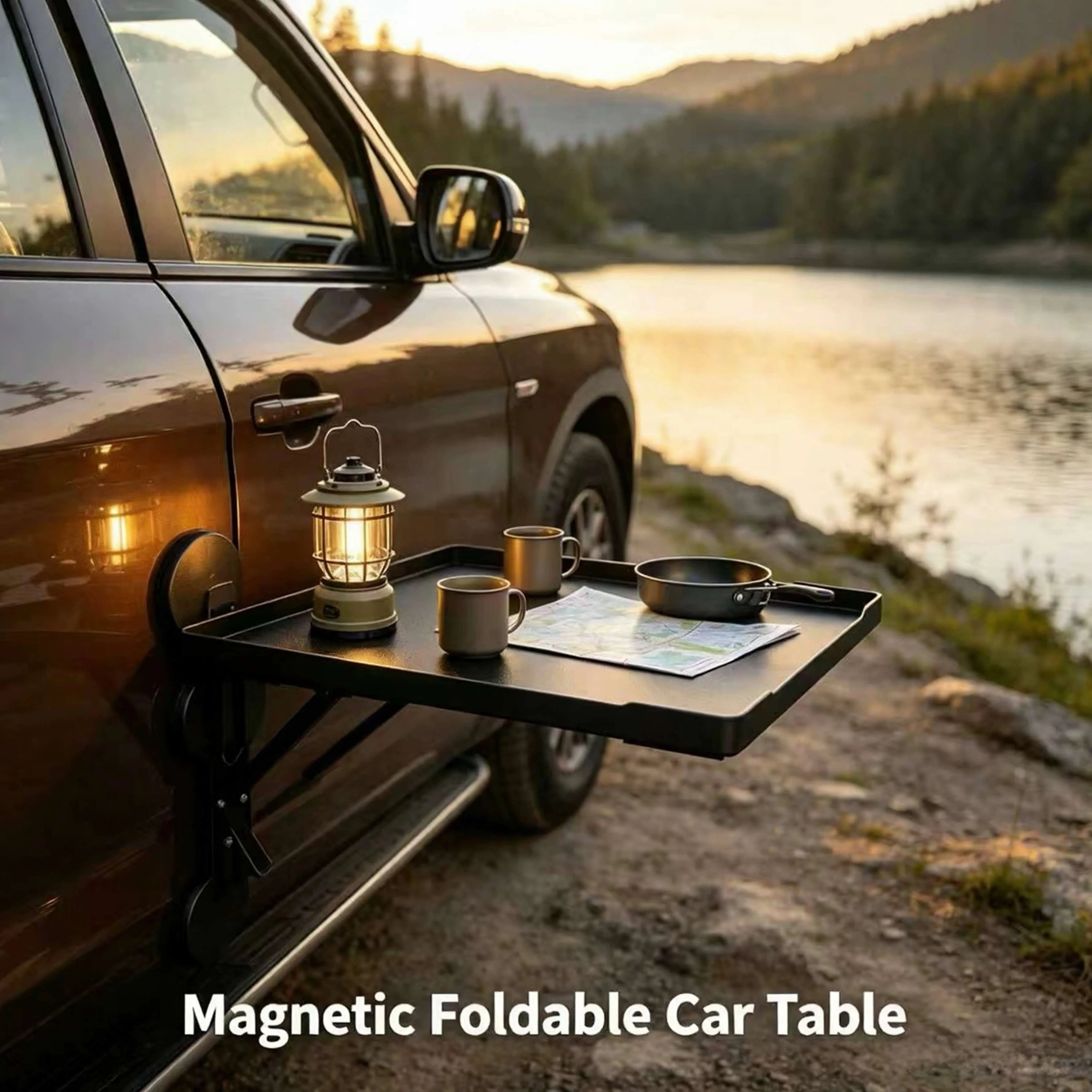 طاولة جانبية محمولة قابلة للطي - مراجعة Camping Cooking Table وسعره