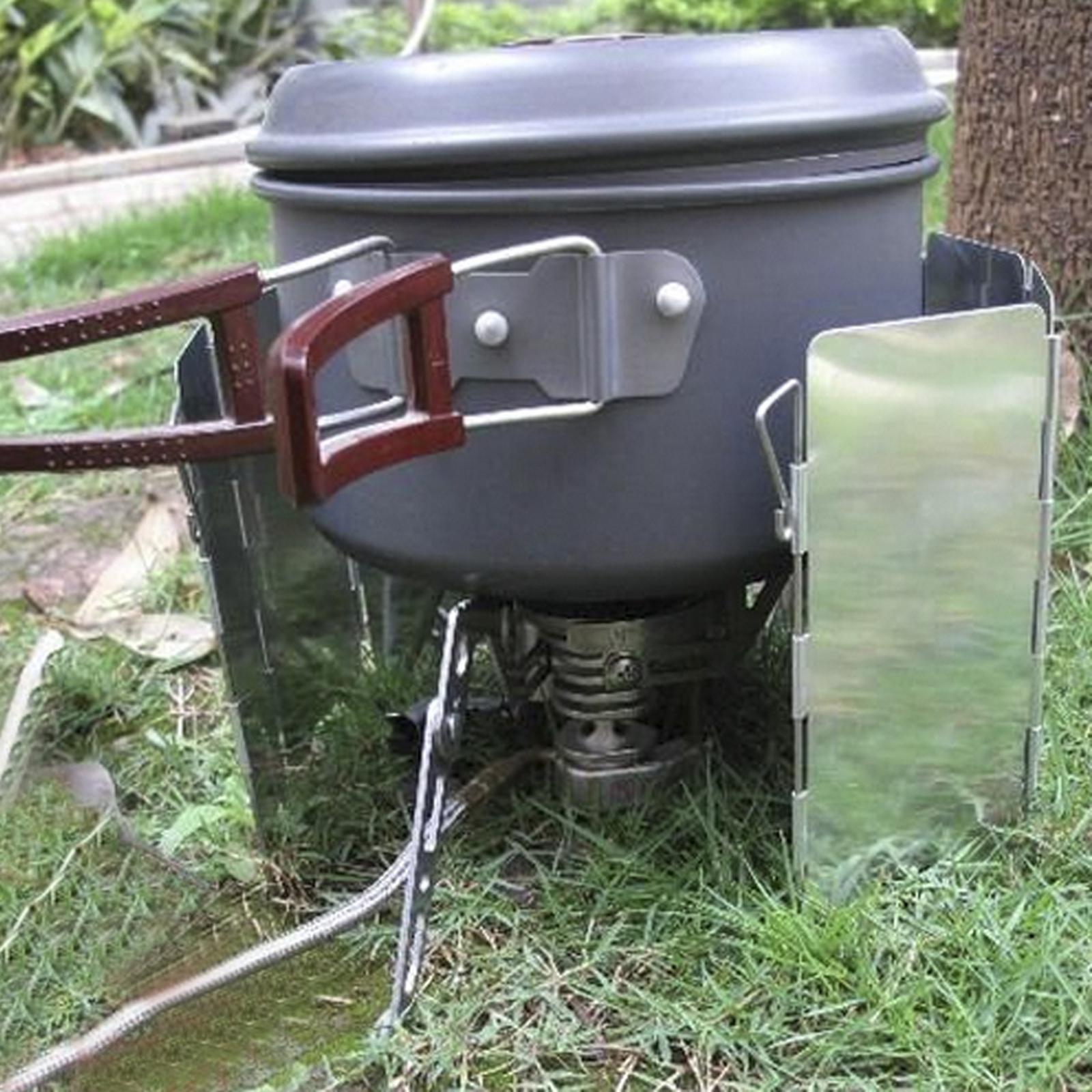 واقي رياح خفيف الوزن للتخييم،  - مراجعة Camping Cooking Windscreen وسعره