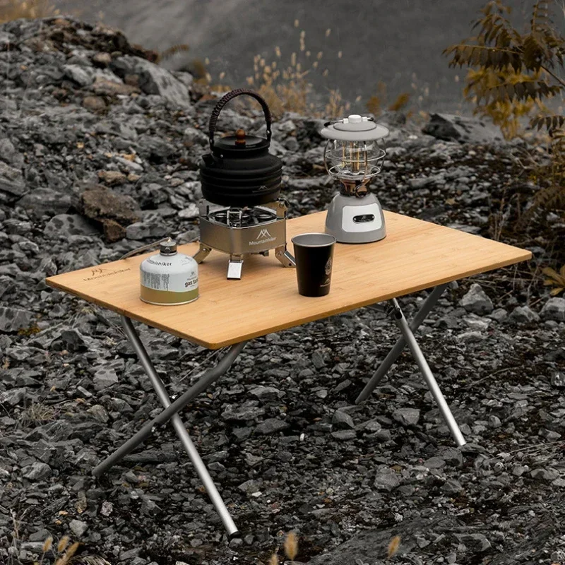 طاولة تخييم محمولة مطورة من MO - مراجعة Camping Cooking Table وسعره