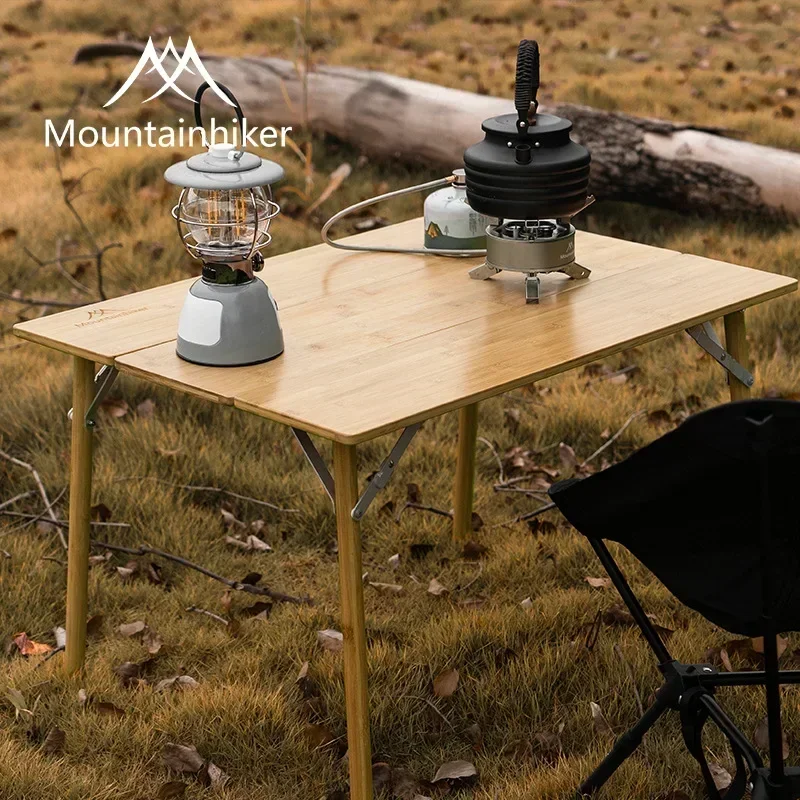طاولة تخييم محمولة مطورة من MO - مراجعة Camping Cooking Table وسعره