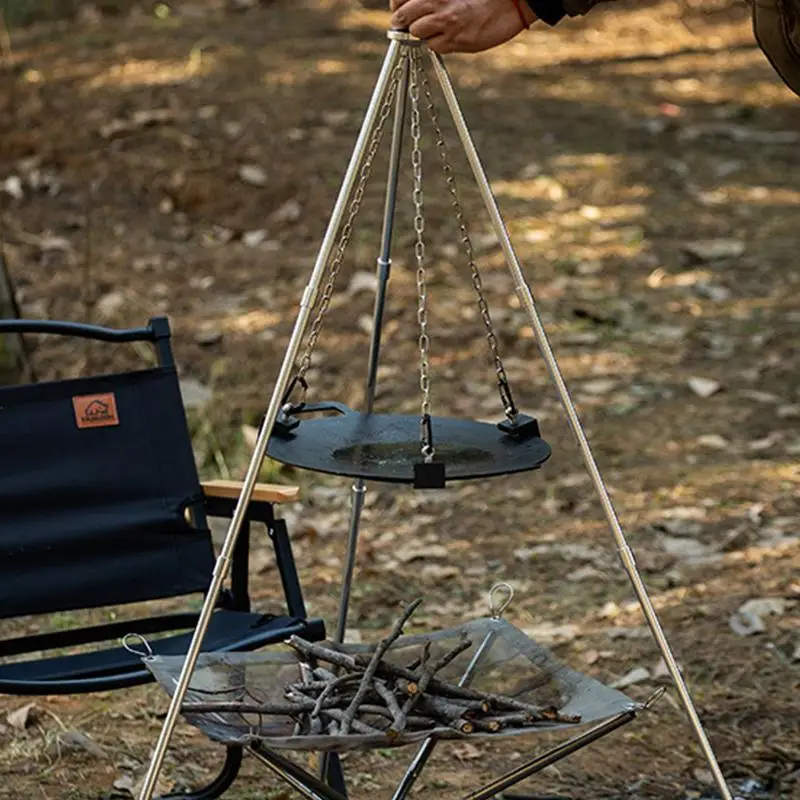 حامل ثلاثي القوائم من الألومني - مراجعة Camping Cooking Multi Tool وسعره