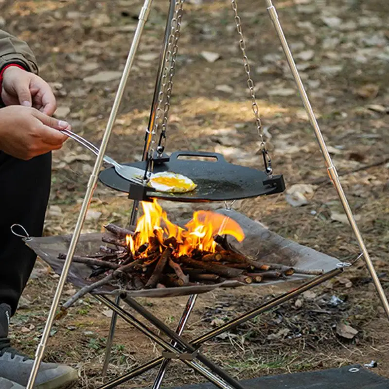 حامل ثلاثي القوائم من الألومني - مراجعة Camping Cooking Multi Tool وسعره