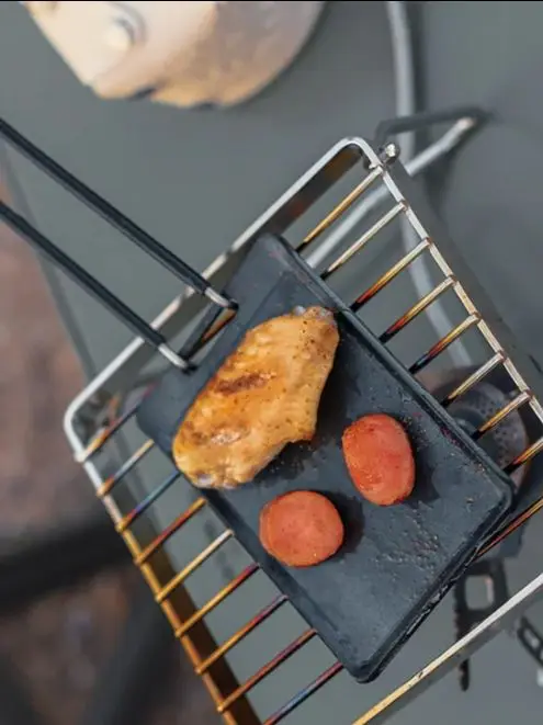 مقلاة تخييم صغيرة محمولة، مقلا - مراجعة Camping Cooking Tray وسعره