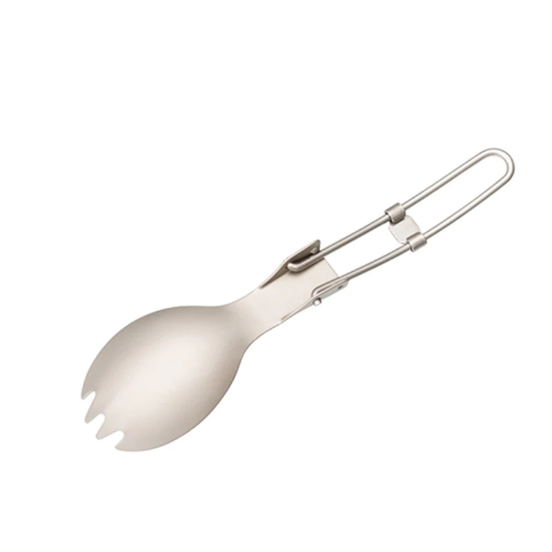 Keith Titanium Spork بمقبض قاب - مراجعة Camping Cooking Tray وسعره