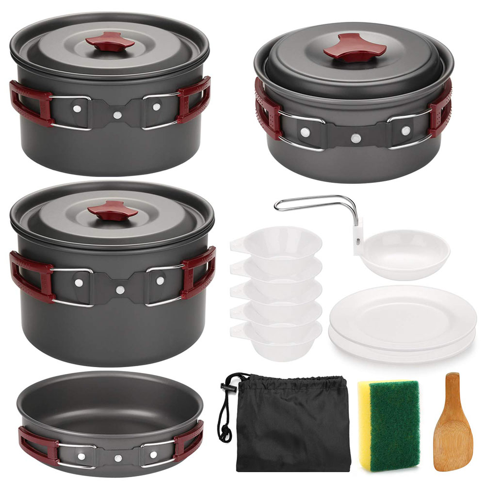 طقم أدوات طهي للتخييم في الهوا - مراجعة Camping Cooking Essentials وسعره